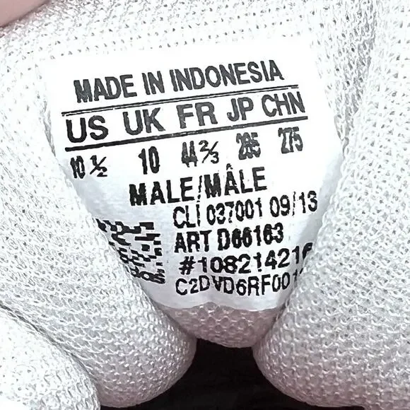 RARE 2013 Adidas RAVA Style Bounce Sneakers White Black D66163